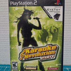 Karaoke Revolution Party - Sony PS2 Playstation 2 CIB Complete Tested Game